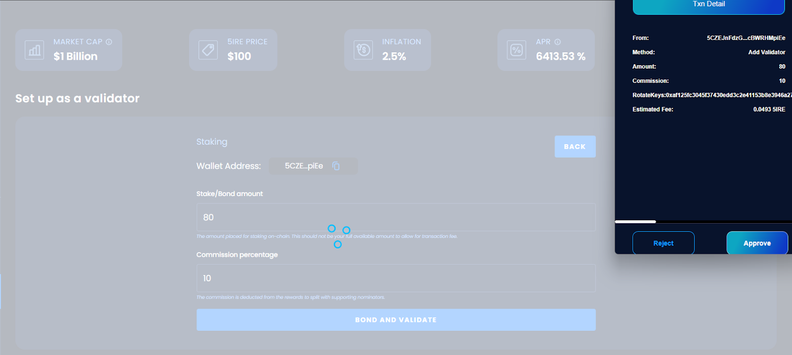 validators_heaven_network_5ire_wallet_validate